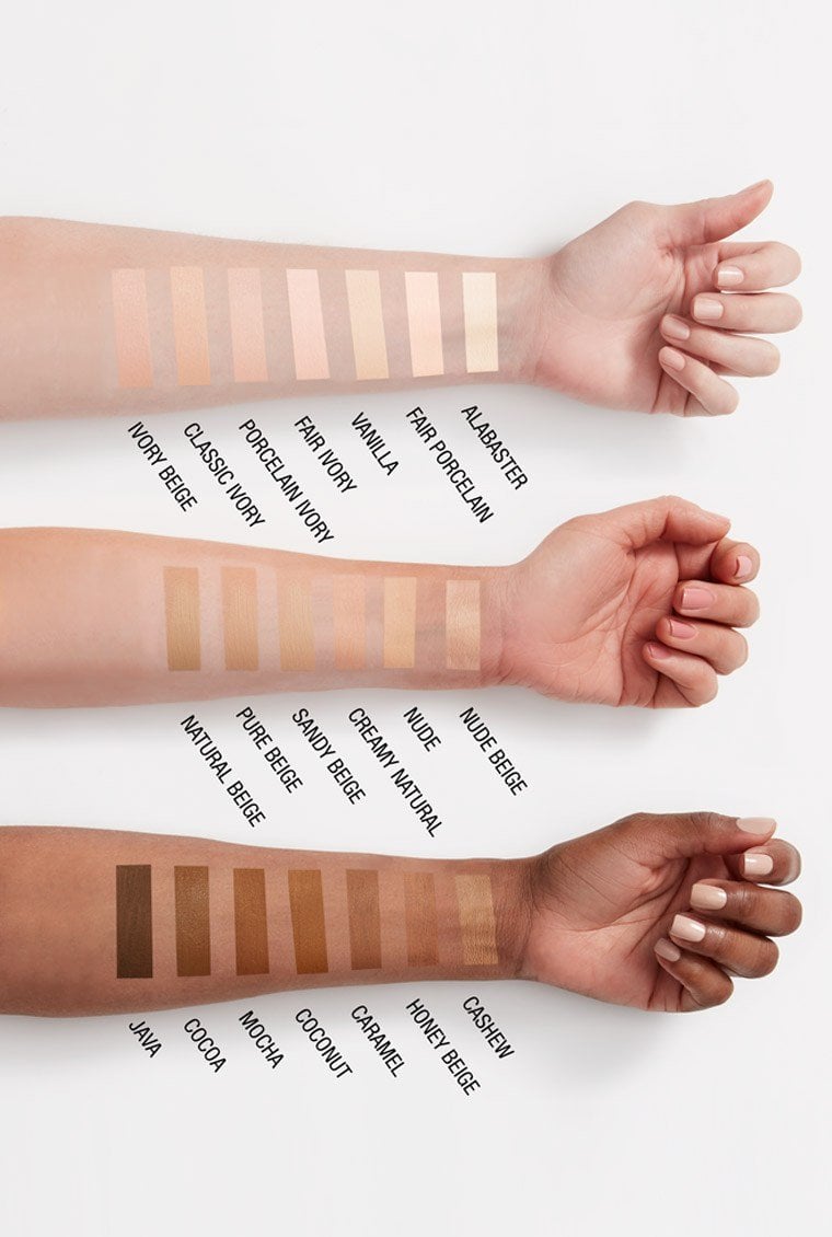 Maybelline foundation dream radiant liquid swatch2 b4
