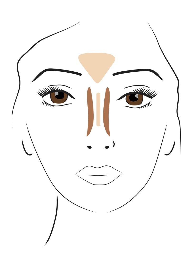 maybelline contouring facile affiner nez resultat 3x4