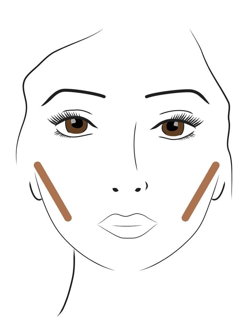 maybelline contouring facile creuser joues etape 1 3x4
