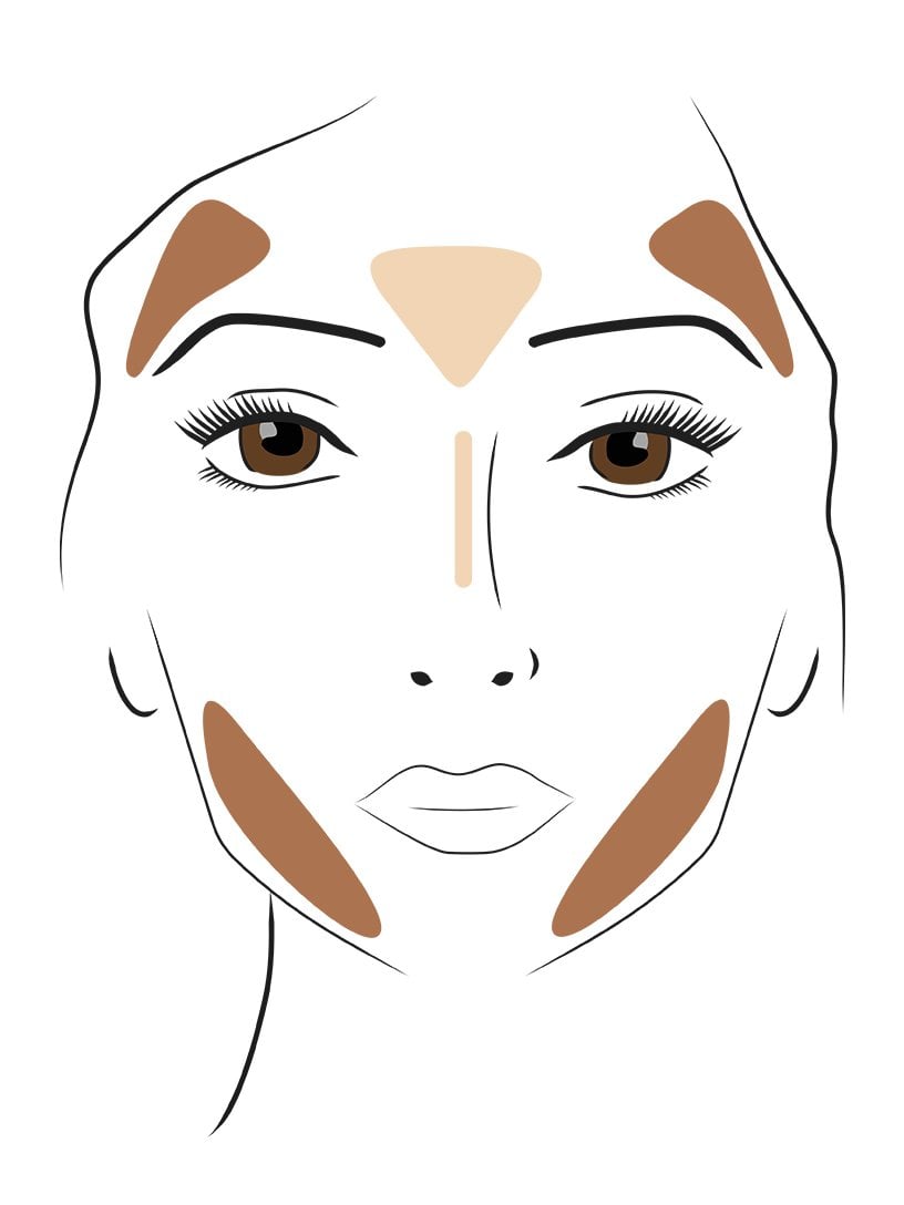 maybelline contouring facile visage carre resultat 3x4